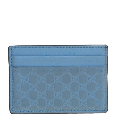 gucci blue cardholder|gucci card holder for women.